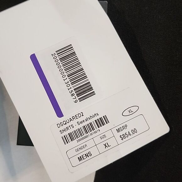 NWT DSquared2 Slouch Fit Sweatshirt - Picture 7 of 10